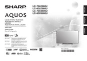 Sharp AQUOS LC-70LE660U Guide De Setup