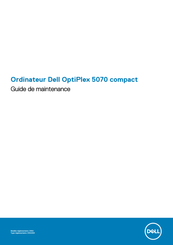 Dell OptiPlex 5070 Guide De Maintenance