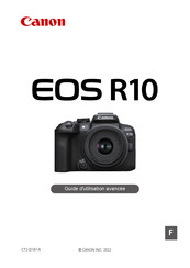 Canon EOS R10 Guide D'utilisation Avancée