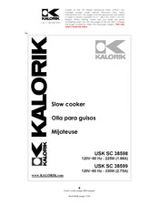 Kalorik USK SC 38599 Mode D'emploi