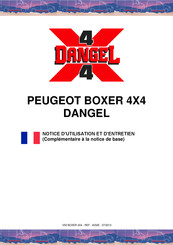 PEUGEOT DANGEL V50 BOXER 4X4 Notice D'utilisation Et D'entretien