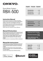 Onkyo RBX-500 Manuel D'instructions