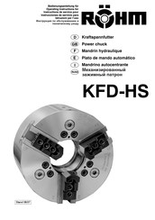 Rohm KFD-HS 315 Instructions De Service