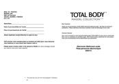 Masdel TOTAL BODY 500412 Instructions