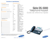 Samsung DS-5014D Guide De Référence Rapide