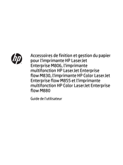 HP COLOR LASERJET ENTERPRISE M855 Guide De L'utilisateur