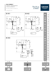 Grohe BAU COSMO E 36 451 Mode D'emploi