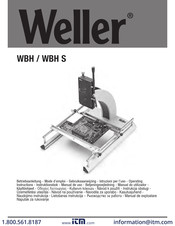 Weller WBH Mode D'emploi