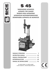 SICE S 45 Manuel D'instructions