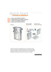 Siemens SITRANS FC300 DN 4 Démarrage Rapide