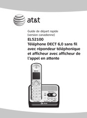AT&T EL52100 Guide De Départ Rapide