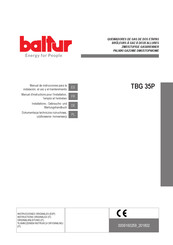 baltur TBG 35P Manuel D'instructions Pour L'utilisation Et L'entretien