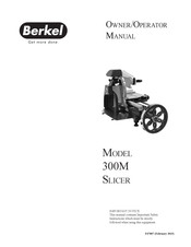 Berkel 300M Mode D'emploi