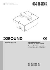 Bandini Industrie GROUND 610 Mode D'emploi