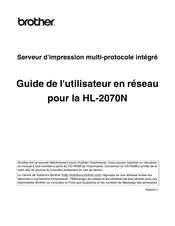 Brother HL-2070N Guide De L'utilisateur