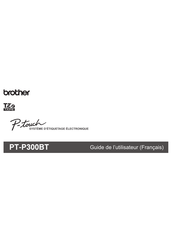 Brother PT-P300BT Guide De L'utilisateur