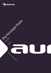 auna Big Nostalgie Radio Mode D'emploi