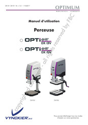 Optimum OPTidrill DX 15V Manuel D'utilisation