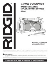 RIDGID R8408 Manuel D'utilisation