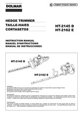 Dolmar HT-2162 E Manuel D'instructions