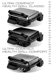 TEFAL ULTRA COMPACT HEALTH GRILL GC308840 Mode D'emploi