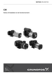 Grundfos CM 5 Notice D'installation Et De Fonctionnement