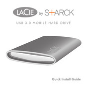 S+ARCK LACIE USB 3.0 Guide D'installation Rapide