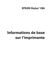 Epson Stylus C84 Informations De Base