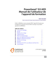 Cardiac Science Powerheart G5 AED Manuel De L'utilisateur