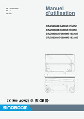 Sinoboom GTJZ1530SE Manuel D'utilisation