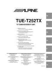 Alpine TUE-T252TX Mode D'emploi