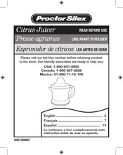 Proctor Silex 66336 Mode D'emploi