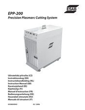 ESAB Plasmarc EPP-200 Manuel D'instructions