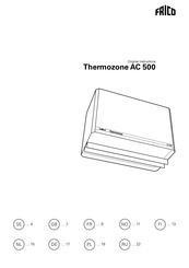 Frico Thermozone AC 500 Mode D'emploi Et Instructions De Montage