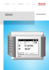 Bosch Rexroth SD301 Mode D'emploi
