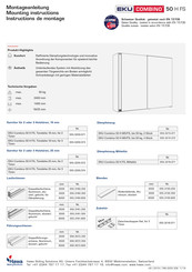 eku COMBINO 50 H FS Instructions De Montage