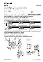 Siemens SIRIUS 3UG4633 Instructions De Service