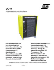 ESAB CC-11 Manuel D'instruction