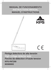 KPS 603600002 Manuel D'instructions