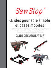 SawStop T-Glide Serie Guide De L'utilisateur