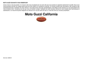 Moto Guzzi California Mode D'emploi