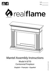 RealFlame 8770E-BK Instructions De Montage