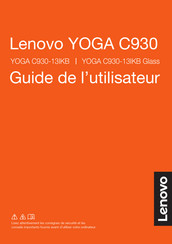 Lenovo Yoga Book C930 Guide De L'utilisateur