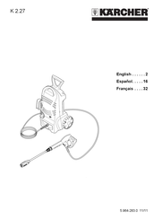 Kärcher K 2.27 Manuel D'utilisation