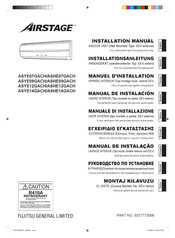 Fujitsu AIRSTAGE ASYE07GACH Manuel D'installation
