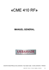 Ambassade CME 410 RF Manuel General