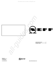 Neff T61S31S1 Mode D'emploi