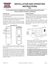 Empire FRBC Instructions D'installation Et De Fonctionnement