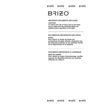 Brizo T60P210 Mode D'emploi