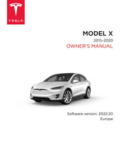 Tesla Model X 2015 Manuel Du Conducteur